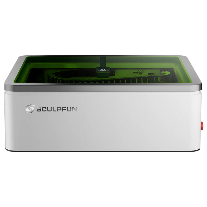 SCULPFUN E1 Machine de Gravure et Découpe Laser Enfermée à Double Laser