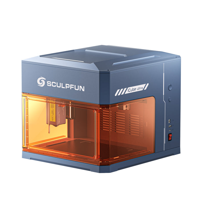 SCULPFUN iCube Ultra – Graveur laser portable phare à double laser