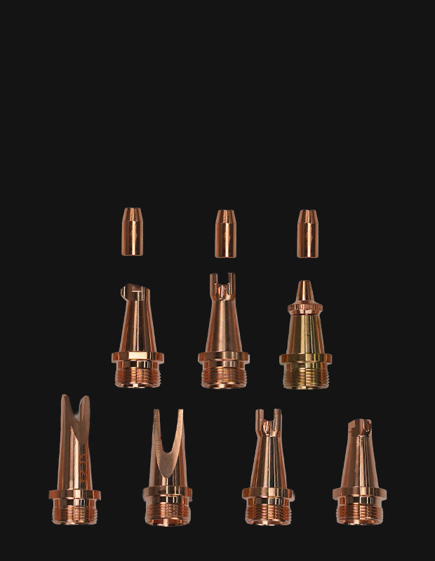 Plusieurs embouts laser pour un soudage flexible