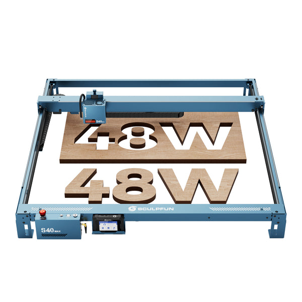 SCULPFUN S40 MAX 48 W machine de gravure et de découpe laser