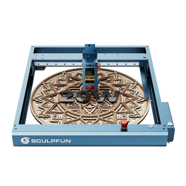 SCULPFUN SF-A9 20 W machine de gravure et de découpe laser