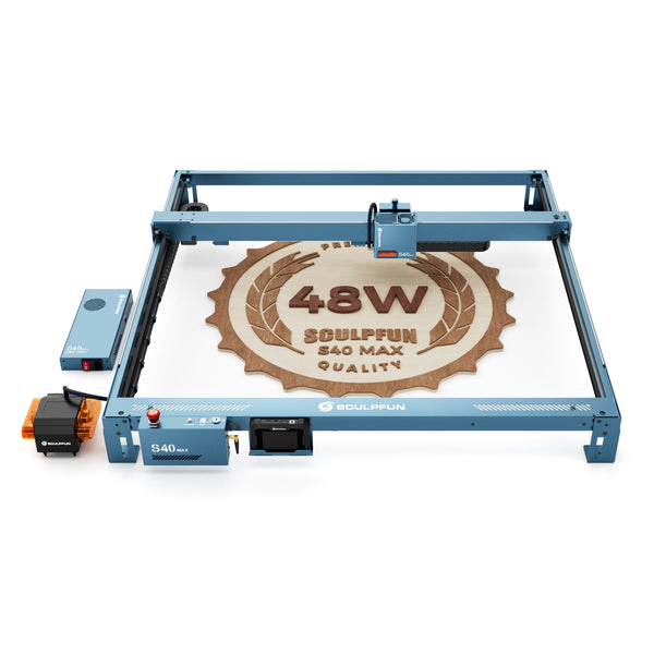 [Pré-commande]Graveur laser Sculpfun S40 MAX 48 W, machine de découpe,zone de gravure 830 x 800 mm
